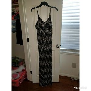 Print maxi dress